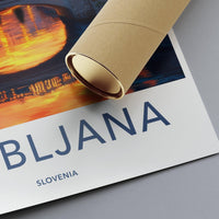 Ljubljana Poster - Slovenia Wall Art