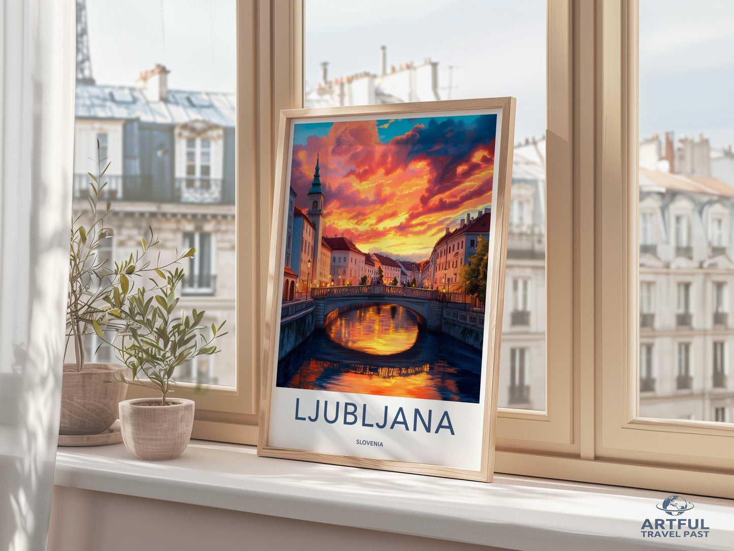 Ljubljana Poster - Slovenia Wall Art
