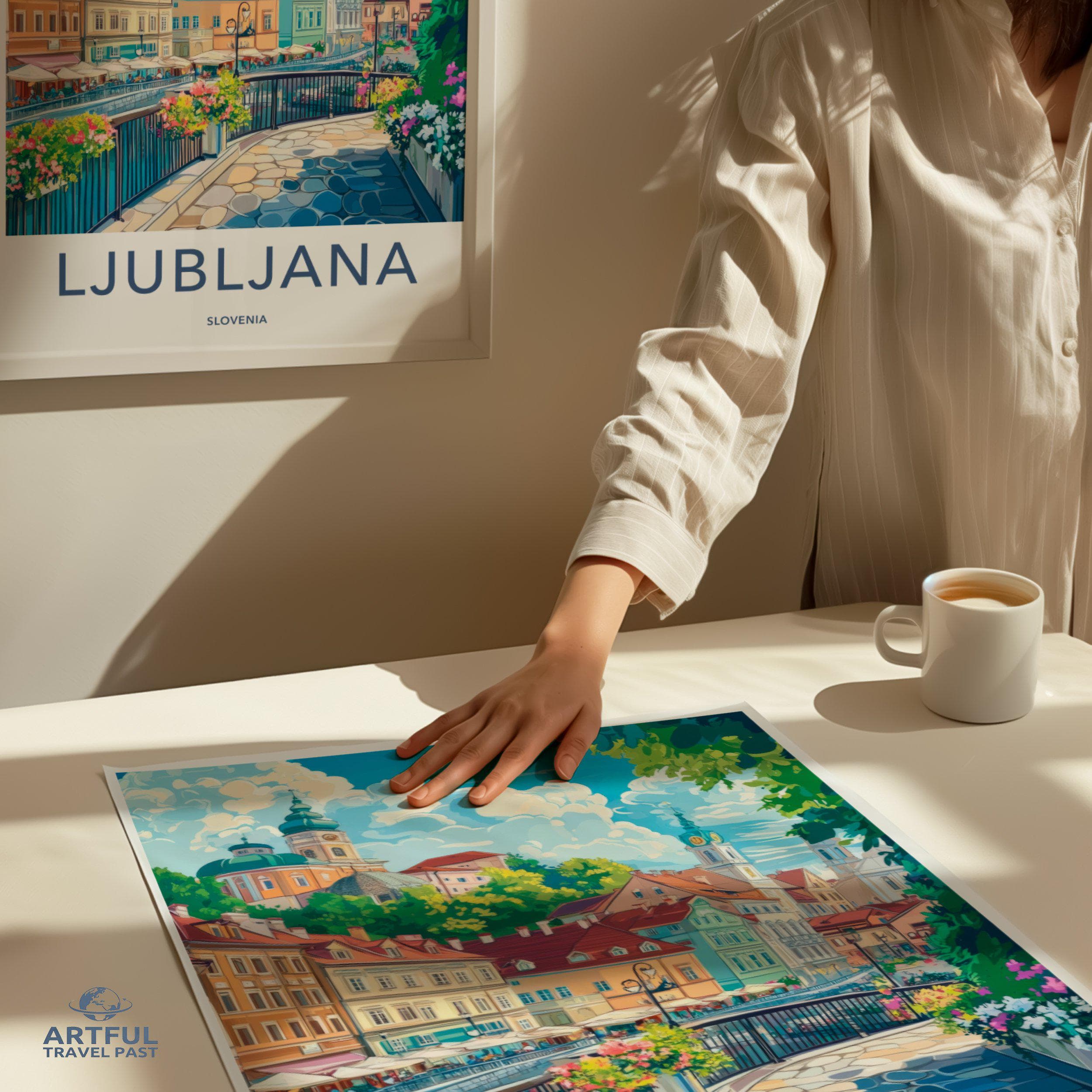 Ljubljana Poster - Slovenia Wall Art