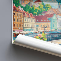 Ljubljana Poster - Slovenia Wall Art