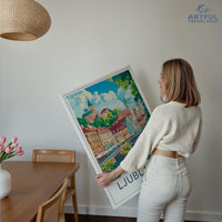 Ljubljana Poster - Slovenia Wall Art