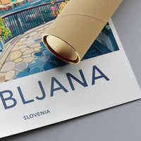 Ljubljana Poster - Slovenia Wall Art