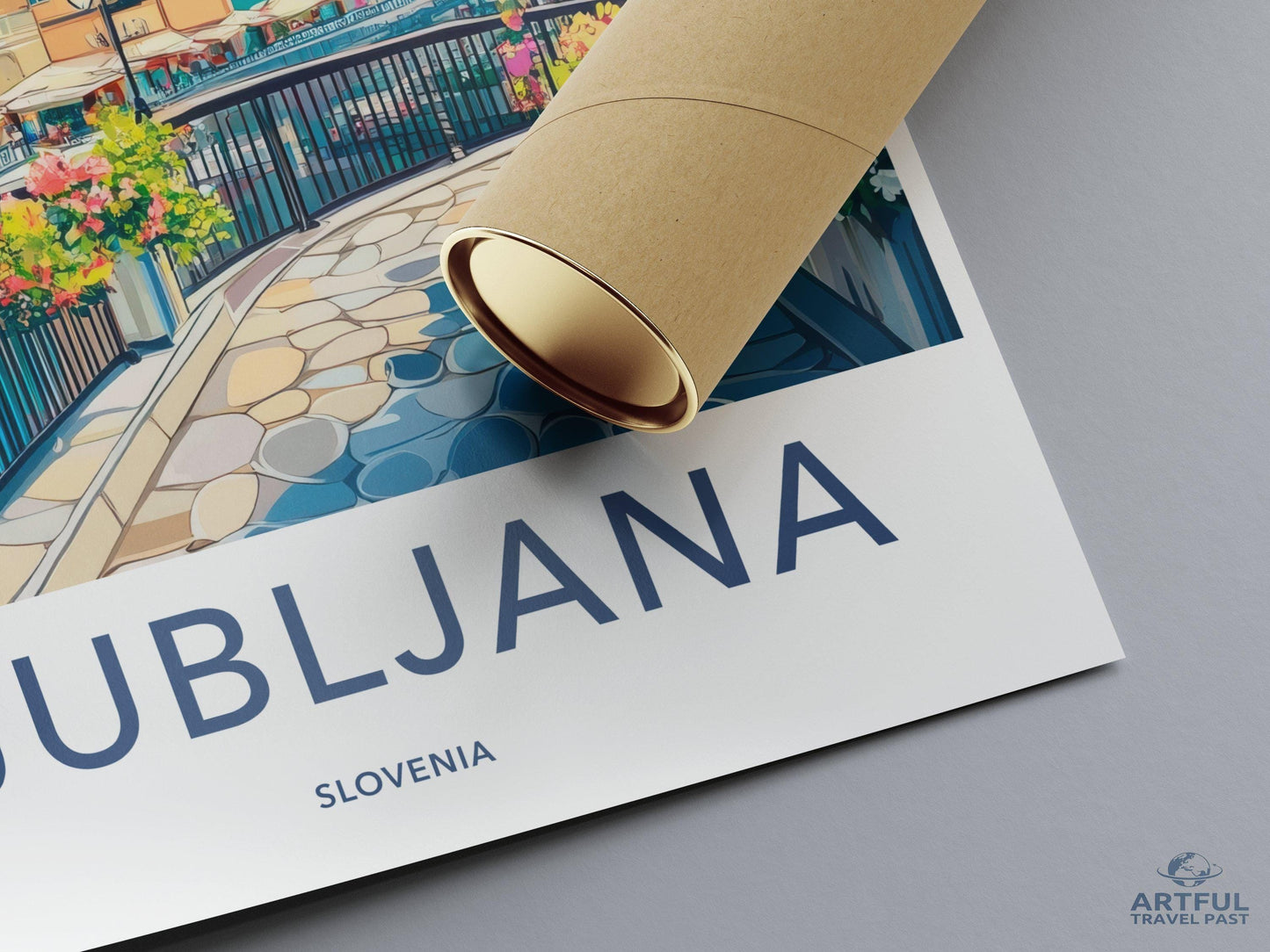 Ljubljana Poster - Slovenia Wall Art
