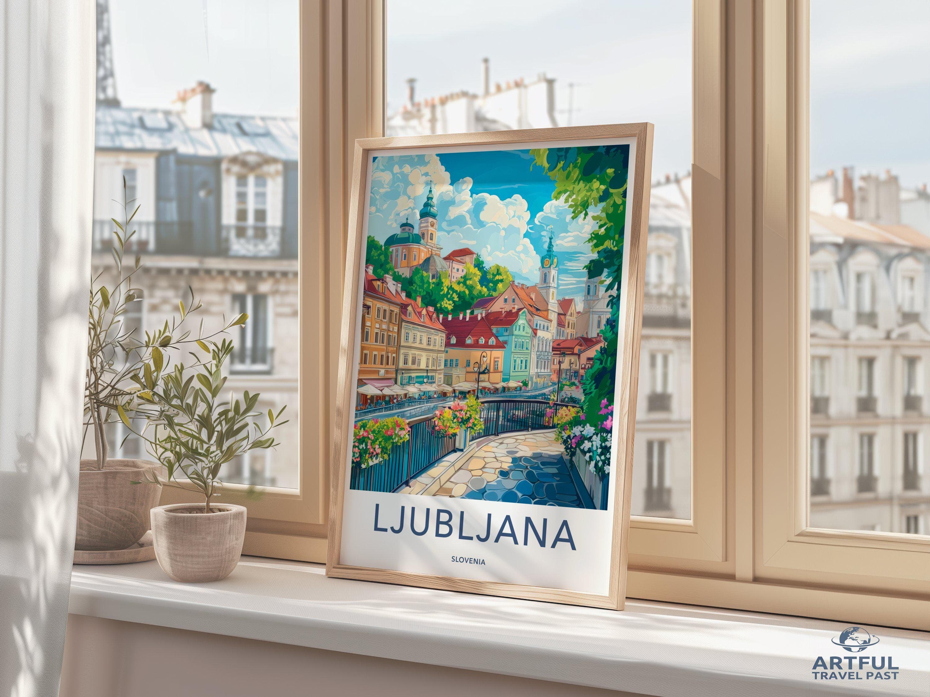 Ljubljana Poster - Slovenia Wall Art