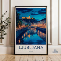 Ljubljana Poster - Slovenia Wall Art