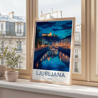 Ljubljana Poster - Slovenia Wall Art