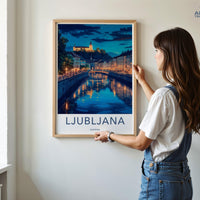 Ljubljana Poster - Slovenia Wall Art