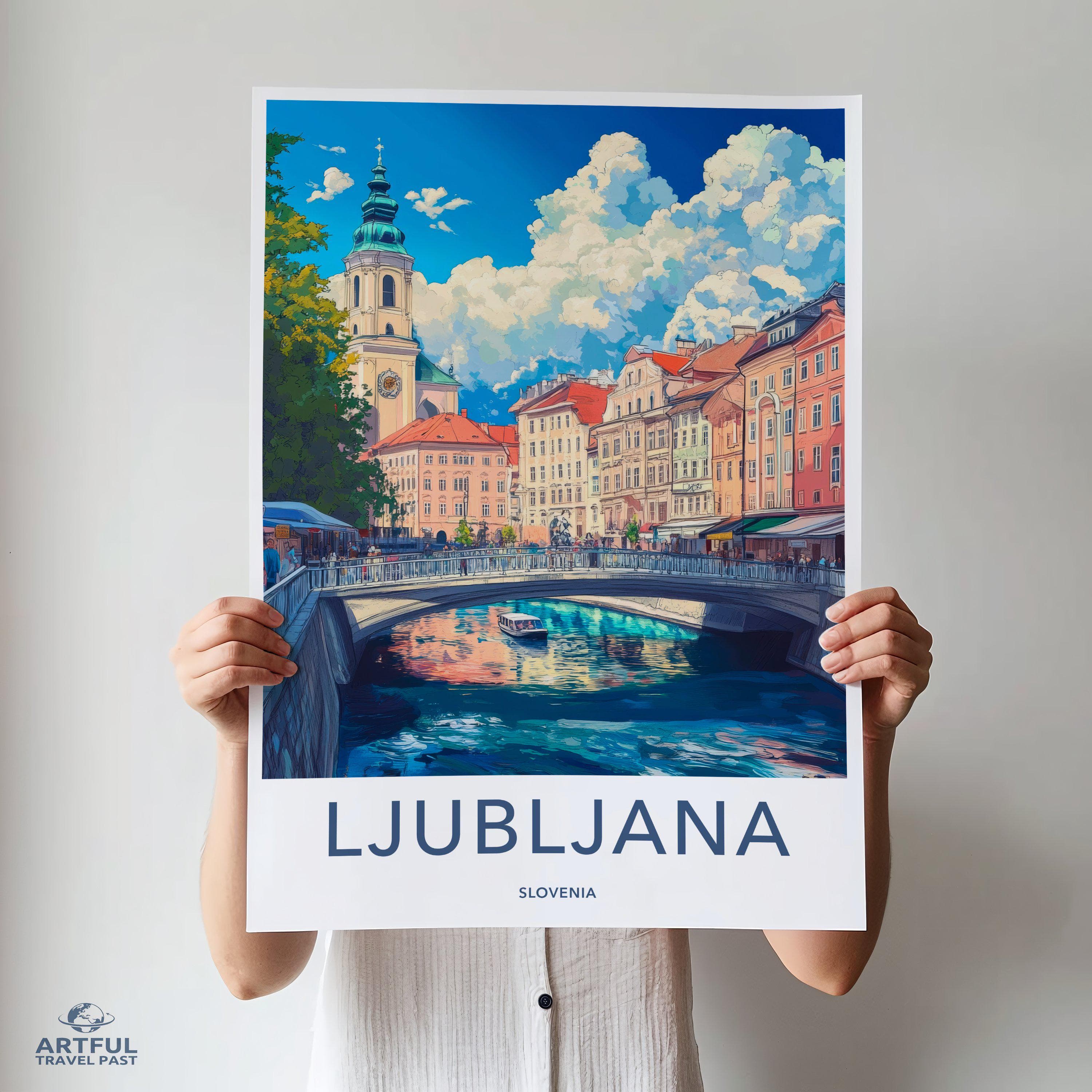 Ljubljana Poster - Slovenia Wall Art