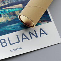 Ljubljana Poster - Slovenia Wall Art