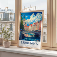 Ljubljana Poster - Slovenia Wall Art
