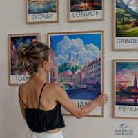 Ljubljana Poster - Slovenia Wall Art