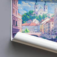 Ljubljana Poster - Slovenia Wall Art