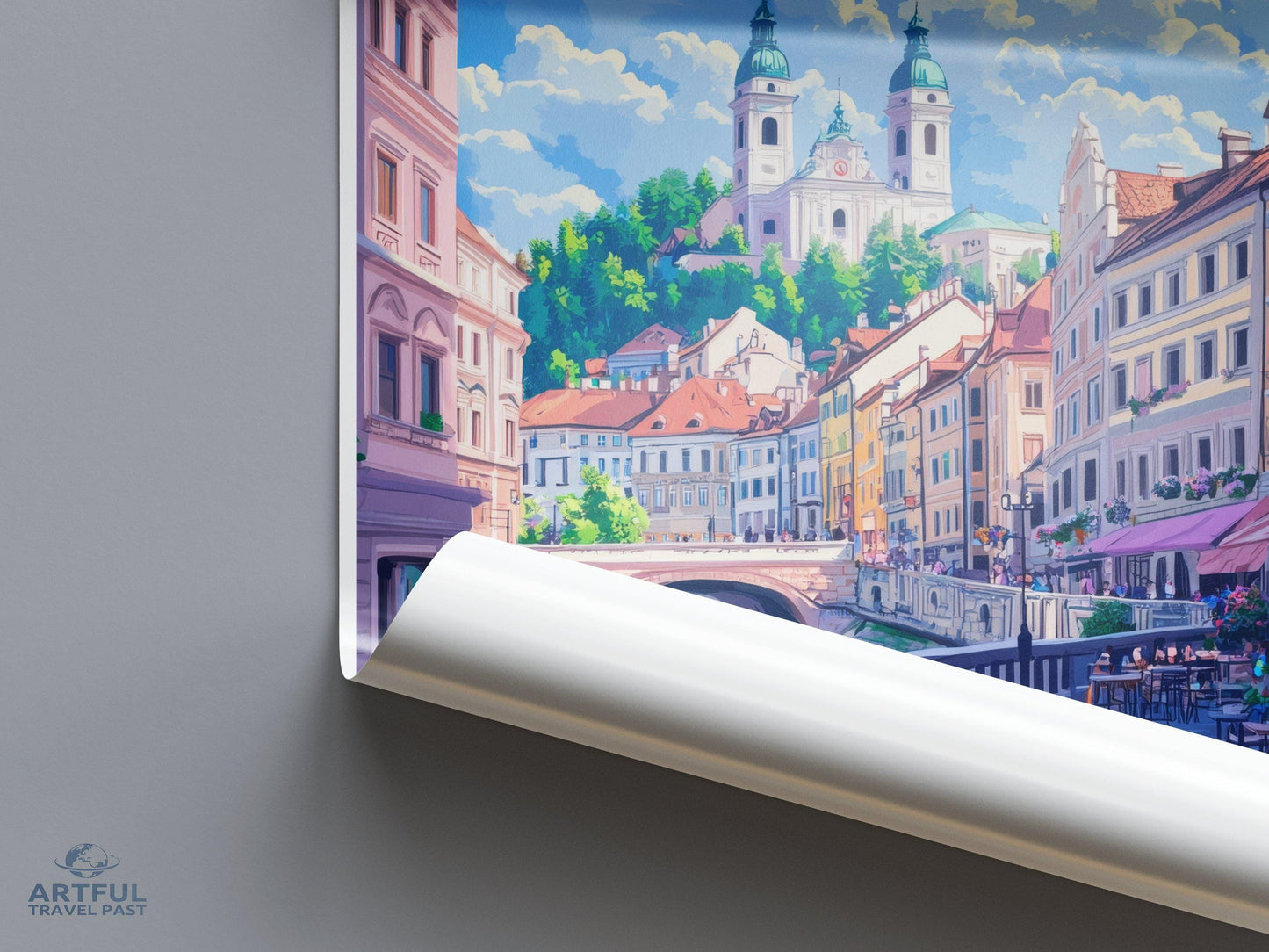 Ljubljana Poster - Slovenia Wall Art