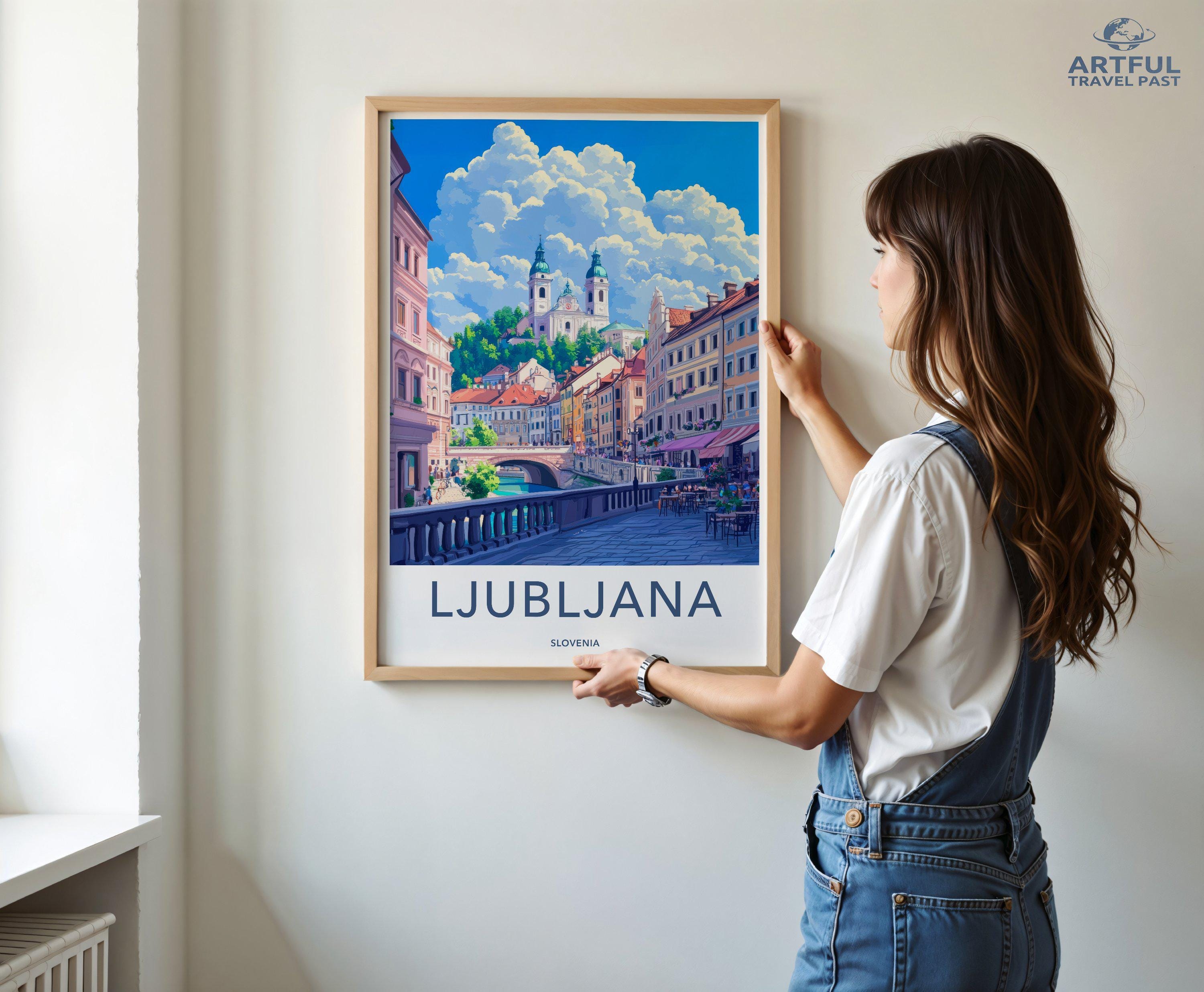 Ljubljana Poster - Slovenia Wall Art