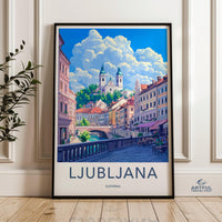 Ljubljana Poster - Slovenia Wall Art