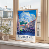 Ljubljana Poster - Slovenia Wall Art