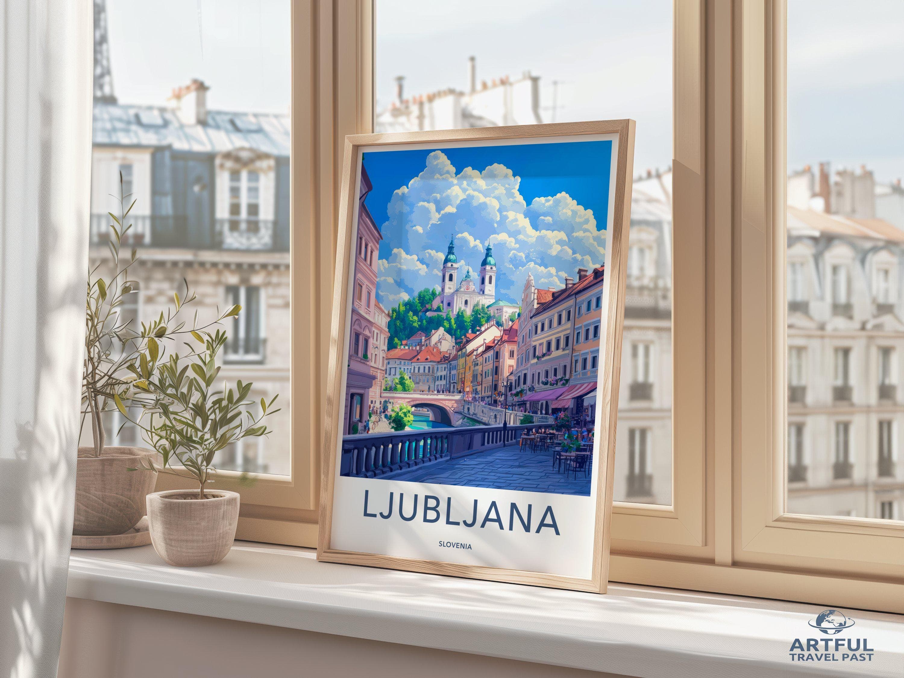 Ljubljana Poster - Slovenia Wall Art