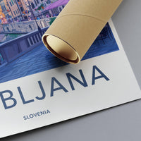 Ljubljana Poster - Slovenia Wall Art