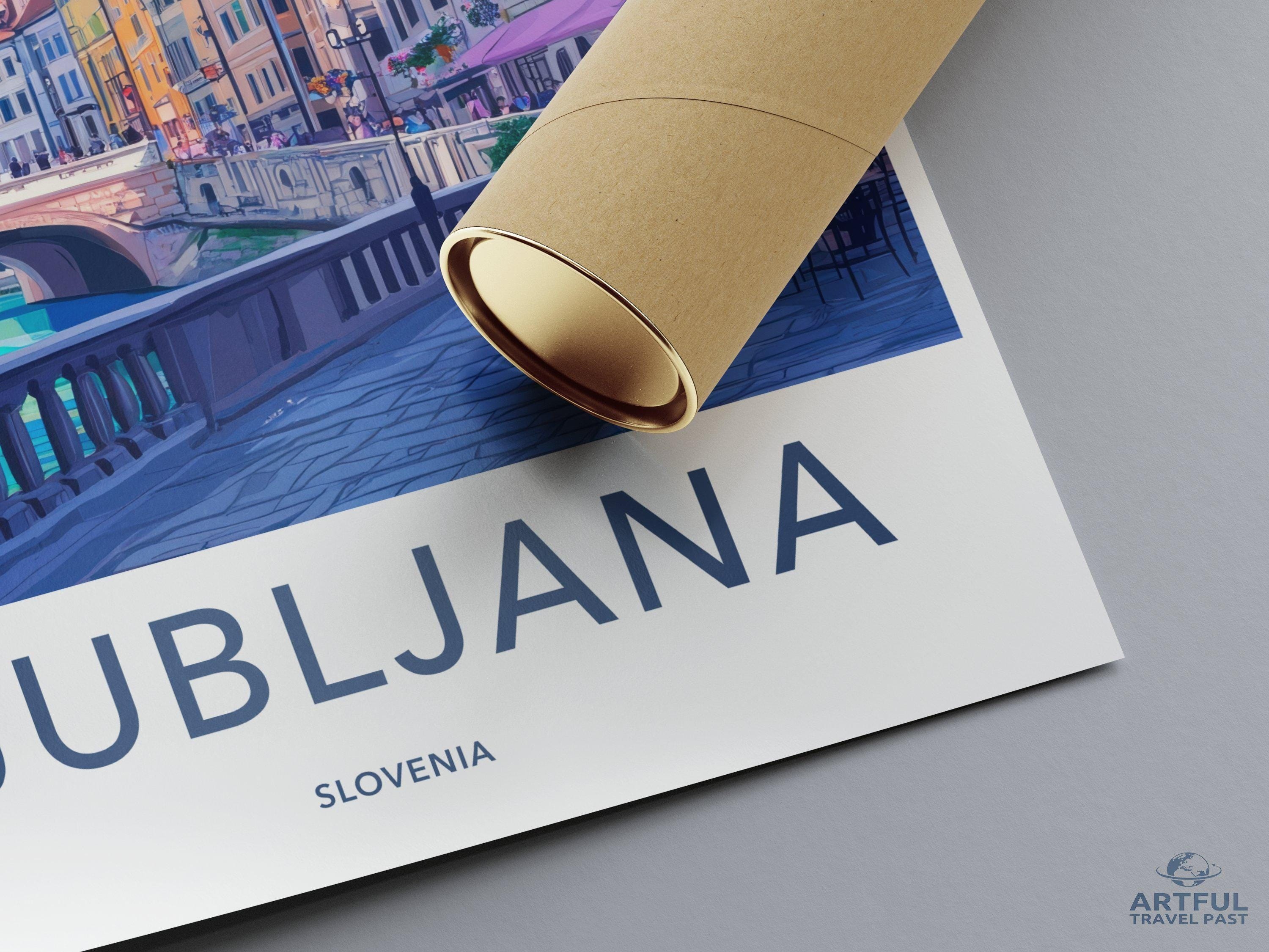 Ljubljana Poster - Slovenia Wall Art