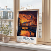 Ljubljana Poster - Slovenia Wall Art