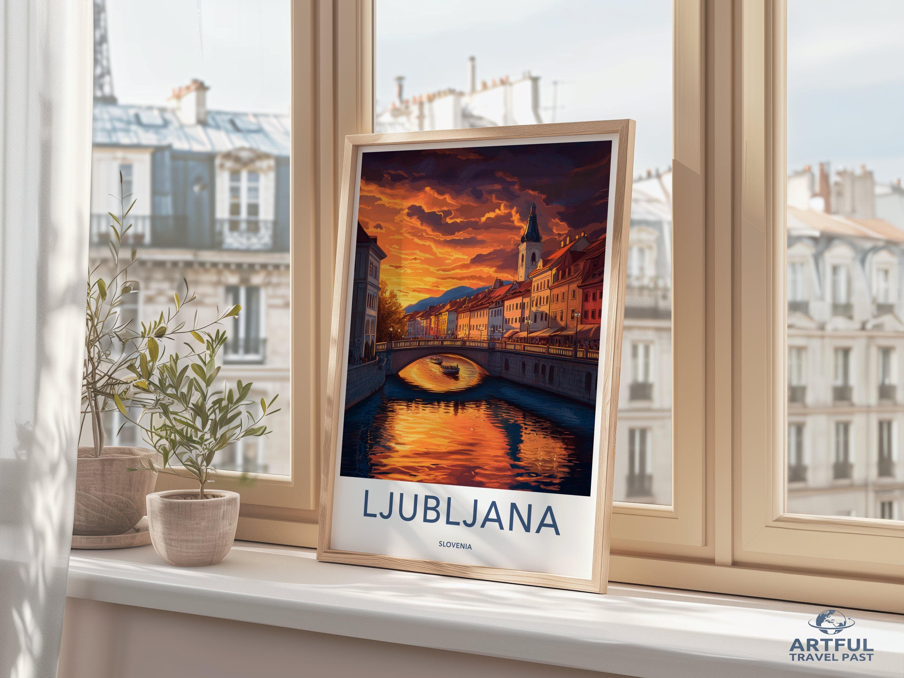 Ljubljana Poster - Slovenia Wall Art