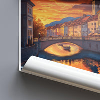 Ljubljana Poster - Slovenia Wall Art