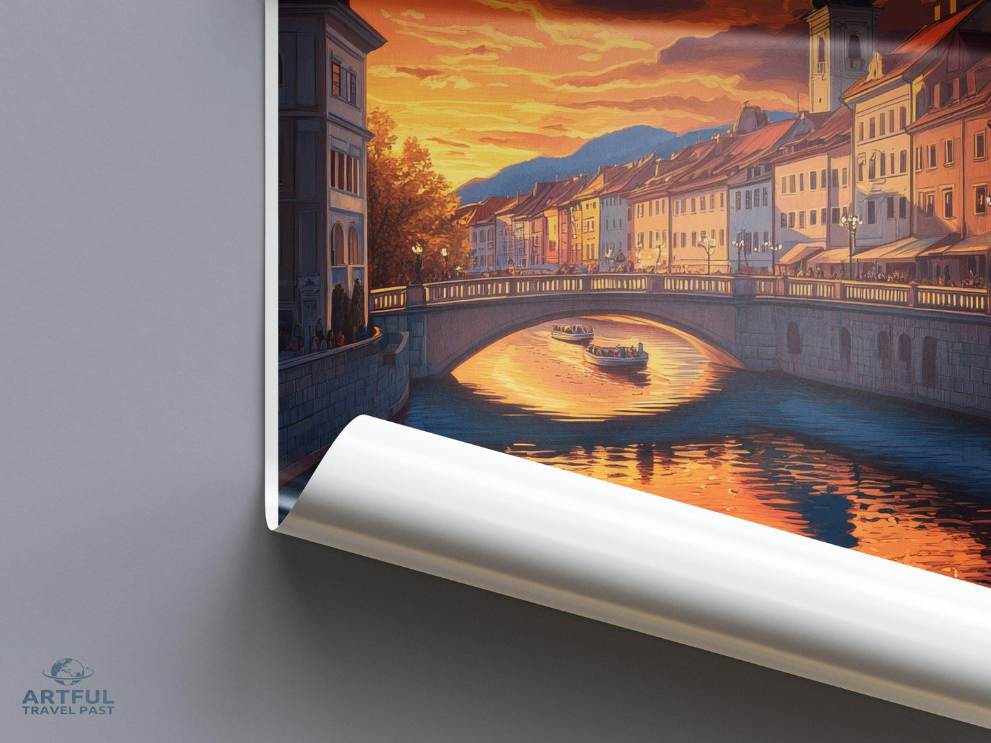 Ljubljana Poster - Slovenia Wall Art