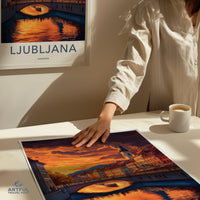 Ljubljana Poster - Slovenia Wall Art