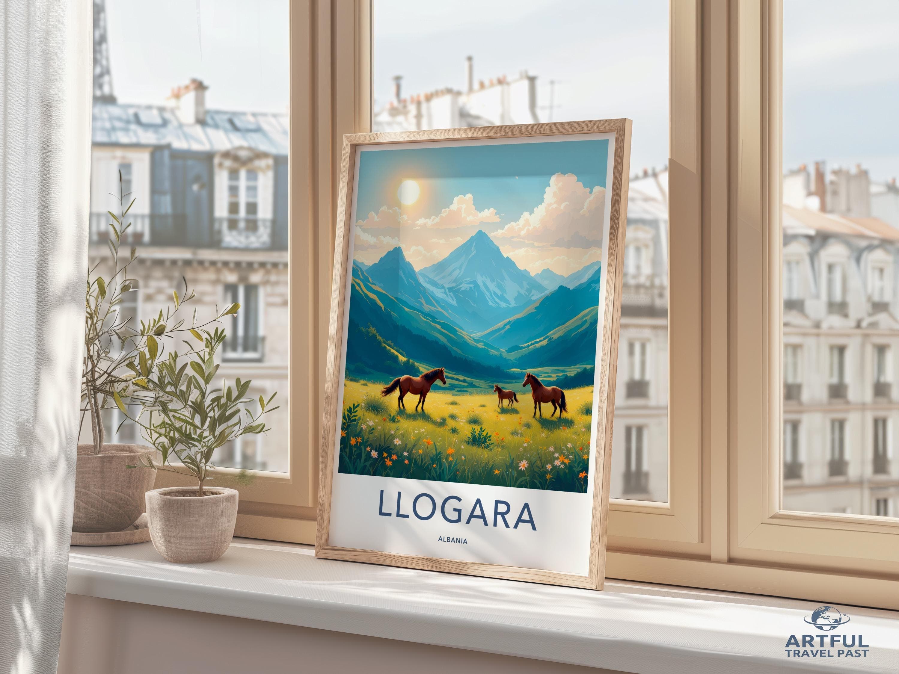 Llogara Poster - Albania Wall Art