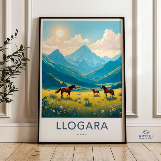 Llogara Poster - Albania Wall Art