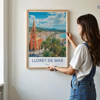 Lloret de Mar Poster | Spain Wall Art | Europe Decor