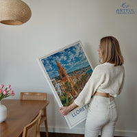 Lloret de Mar Poster | Spain Wall Art | Europe Decor