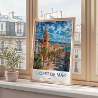 Lloret de Mar Poster | Spain Wall Art | Europe Decor