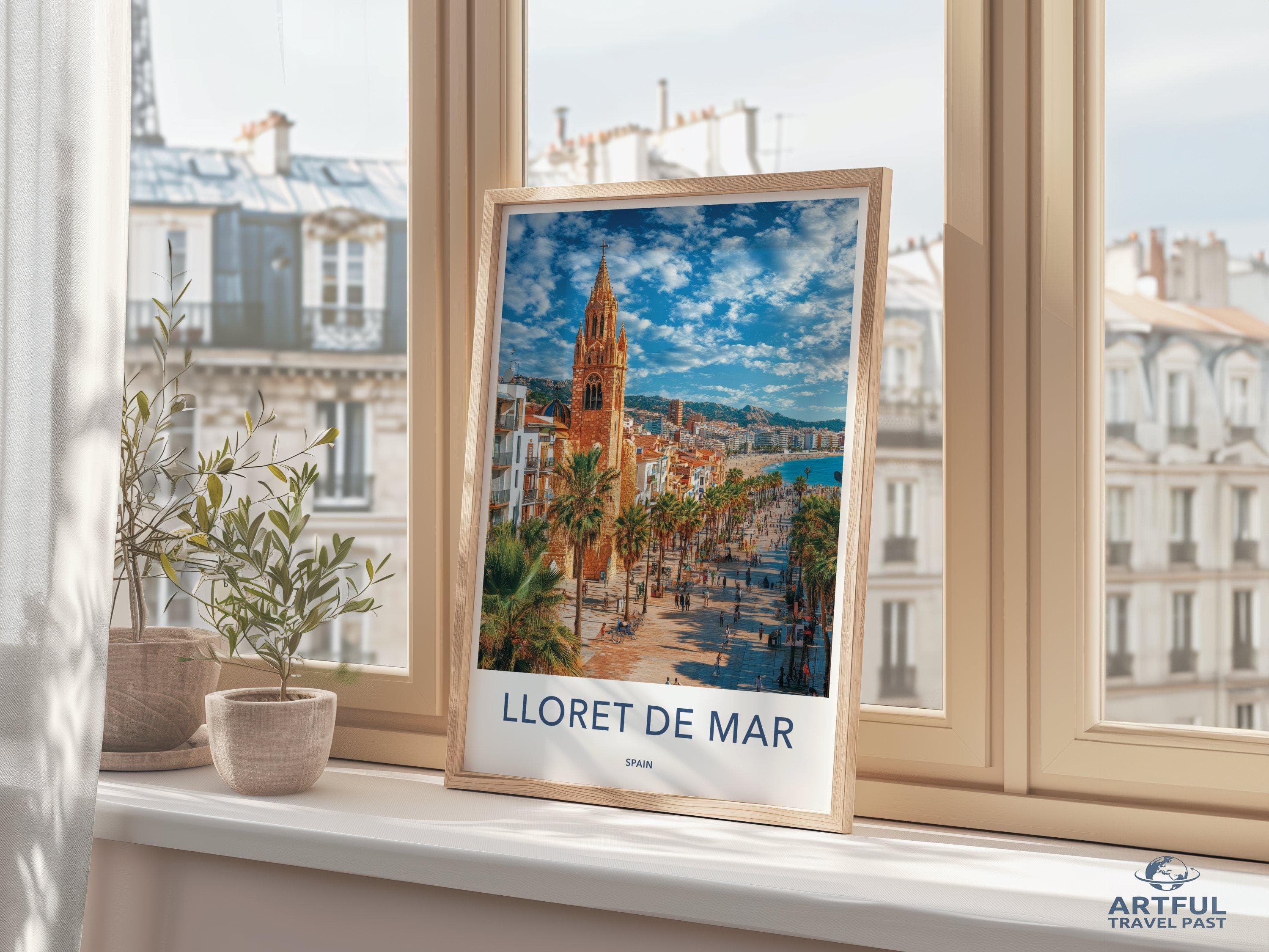 Lloret de Mar Poster | Spain Wall Art | Europe Decor