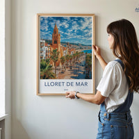 Lloret de Mar Poster | Spain Wall Art | Europe Decor