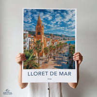 Lloret de Mar Poster | Spain Wall Art | Europe Decor