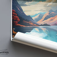 Loch Ness Poster | Scotland Wall Art | UK Decor