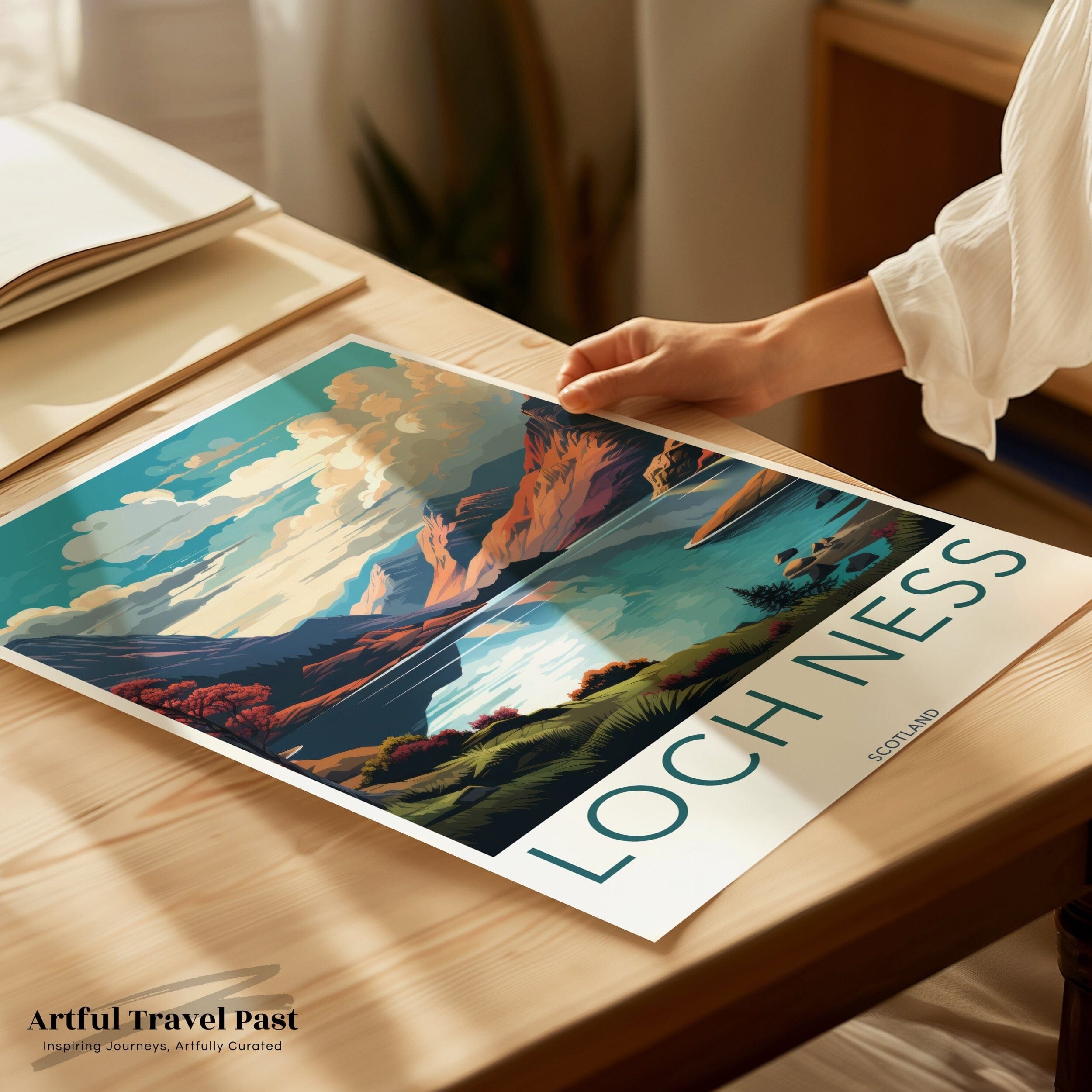 Loch Ness Poster | Scotland Wall Art | UK Decor