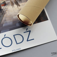 Łódź Poster | Poland Wall Art | Eastern Europe Artwork