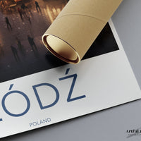 Łódź Poster | Poland Wall Art | Eastern Europe Decor