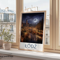 Łódź Poster | Poland Wall Art | Eastern Europe Decor