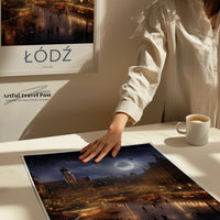 Łódź Poster | Poland Wall Art | Eastern Europe Decor