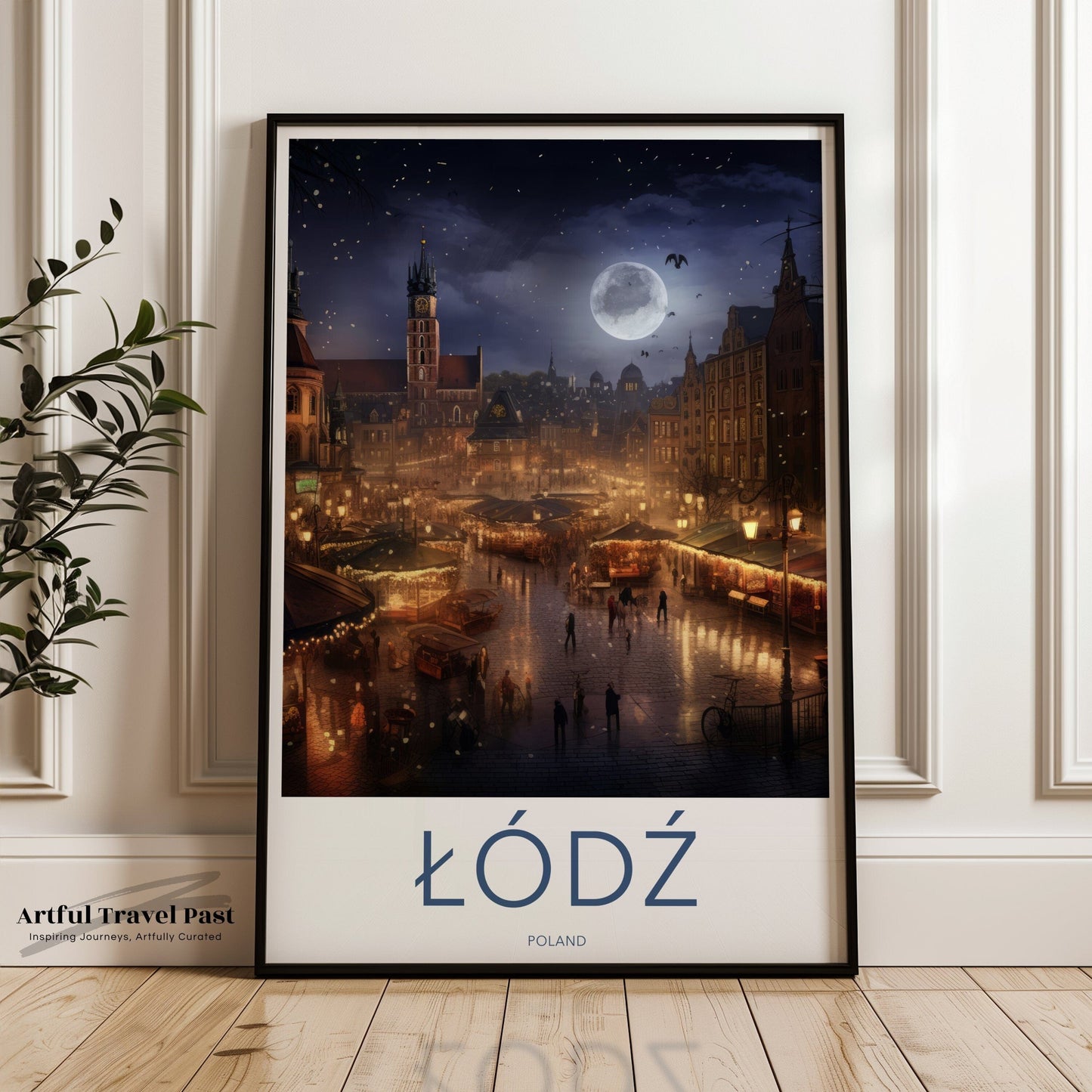 Łódź Poster | Poland Wall Art | Eastern Europe Decor