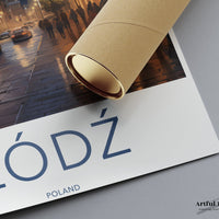 Łódź Poster | Poland Wall Art | Eastern Europe Decor