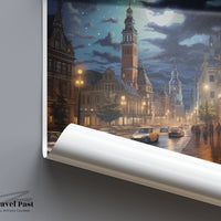Łódź Poster | Poland Wall Art | Eastern Europe Decor
