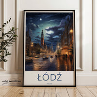 Łódź Poster | Poland Wall Art | Eastern Europe Decor