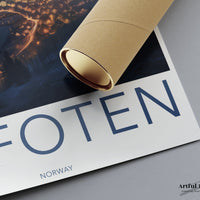 Lofoten Poster | Norway Wall Art | Artic Decor