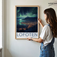 Lofoten Poster | Norway Wall Art | Artic Decor