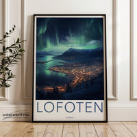 Lofoten Poster | Norway Wall Art | Artic Decor