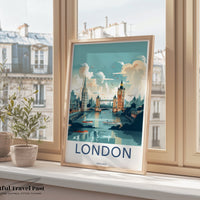 London Poster | England Wall Art | UK Decor